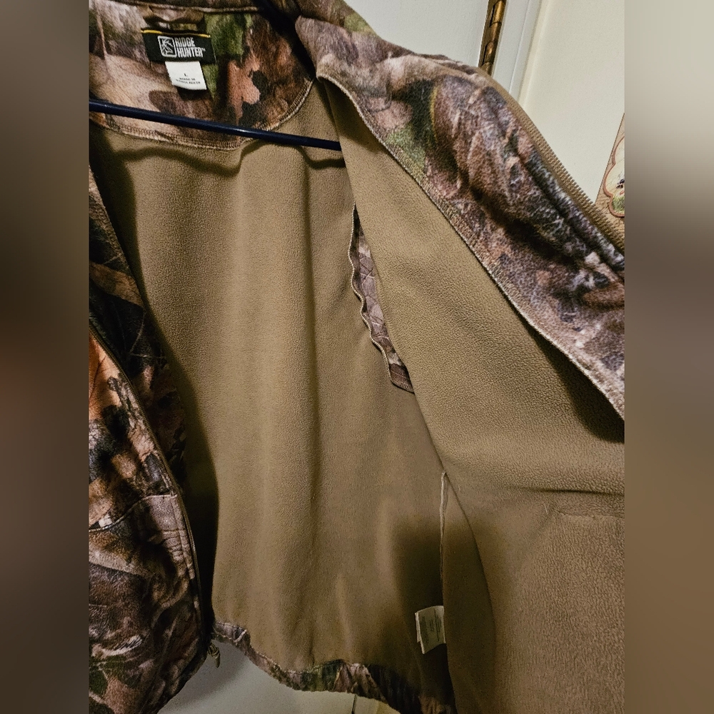 Ridge Hunter Fleece Lined Camo Vest Men's Size Large - Picture 3 of 7